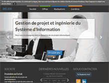 Tablet Screenshot of delssi.com
